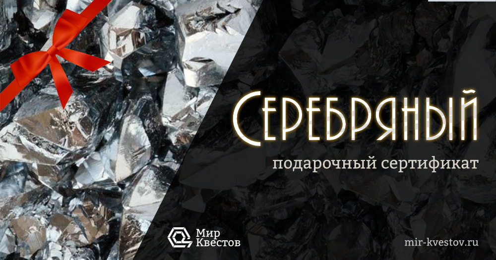 Серебряный сертификат от компании Мир Квестов